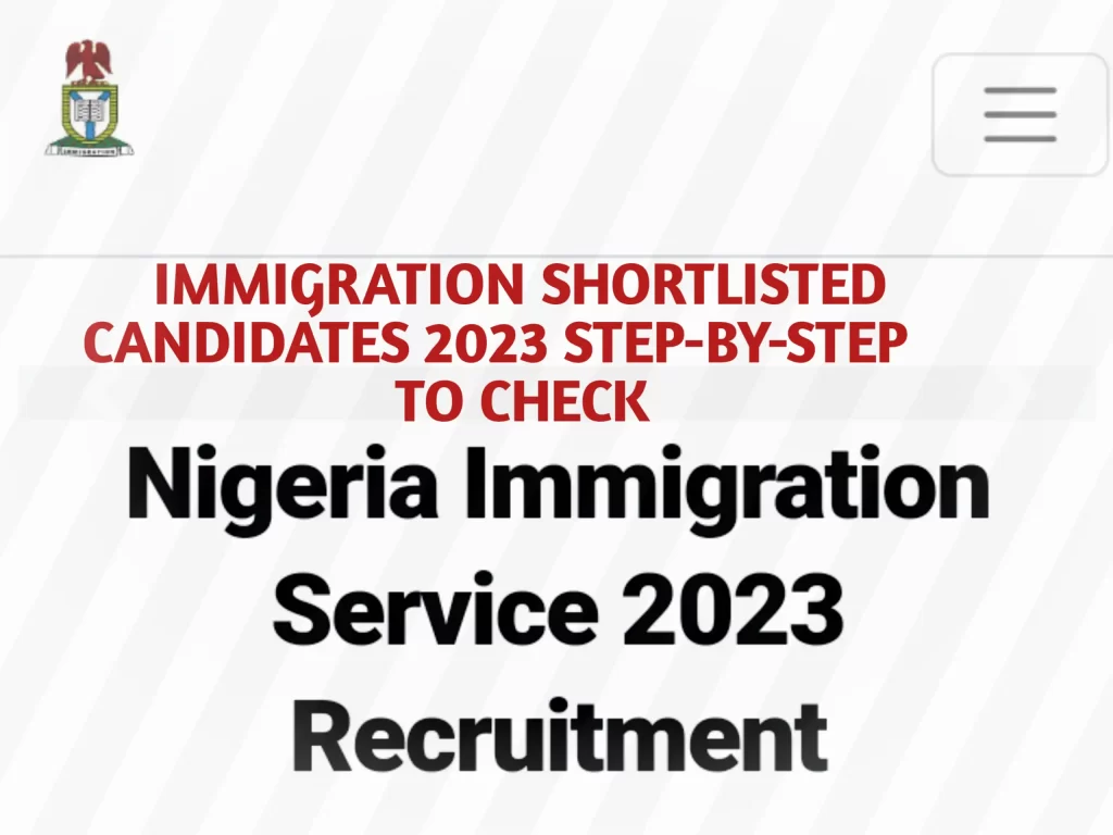 Immigration Shortlisted Candidates