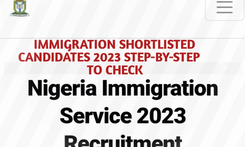 Immigration Shortlisted Candidates