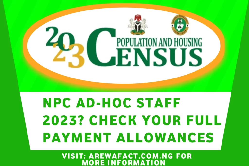 npc adhoc staff allowance