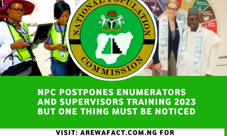 NPC postpones Enumerators