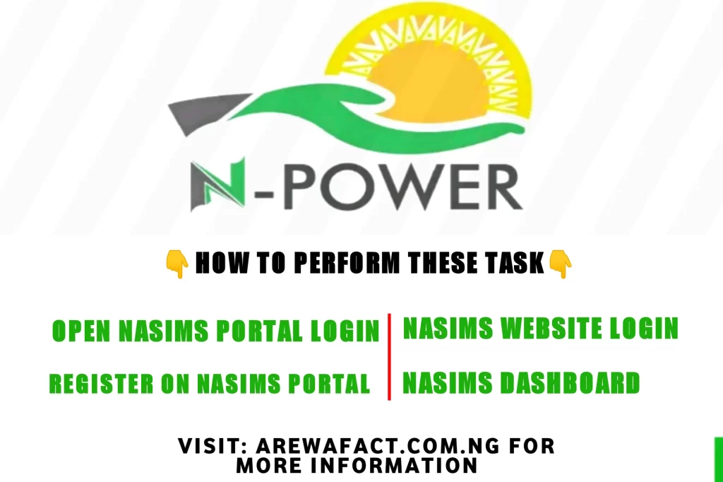 NASIMS Portal Login 