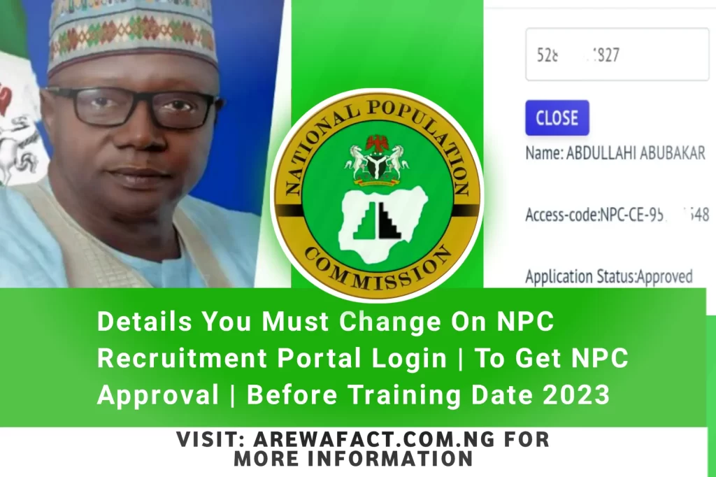 NPC Recruitment Portal Login