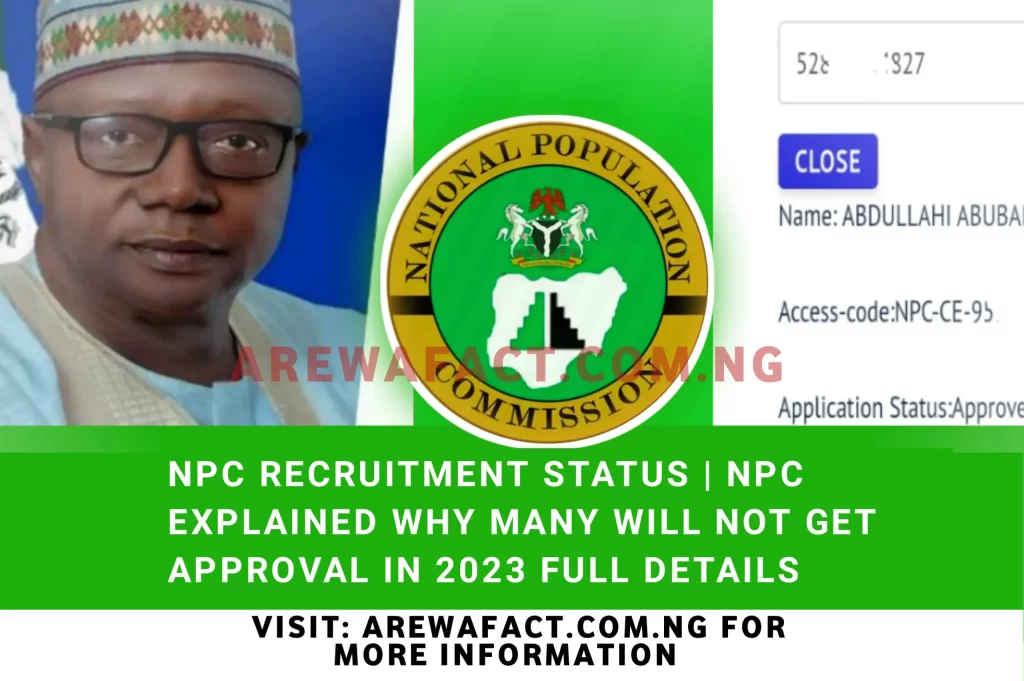 NPC Recruitment status