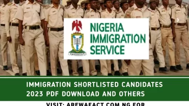 Immigration Shortlisted Candidates 2023 PDF Download