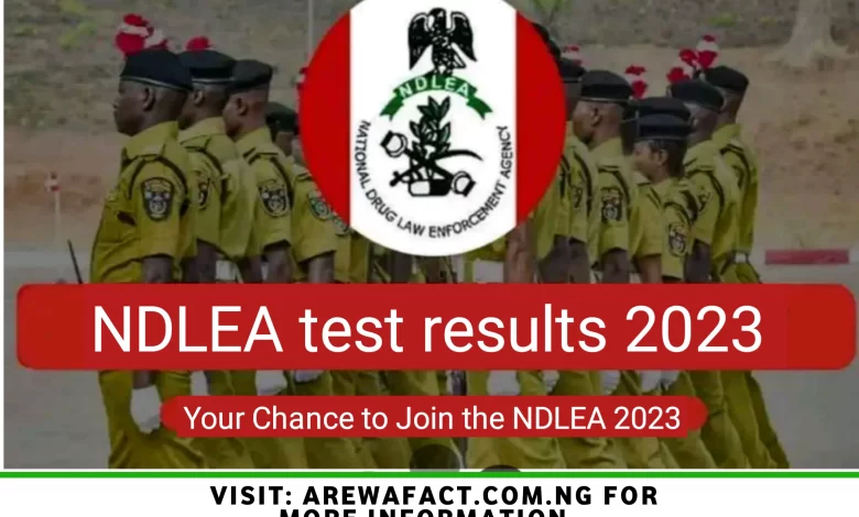 NDLEA test results 2023