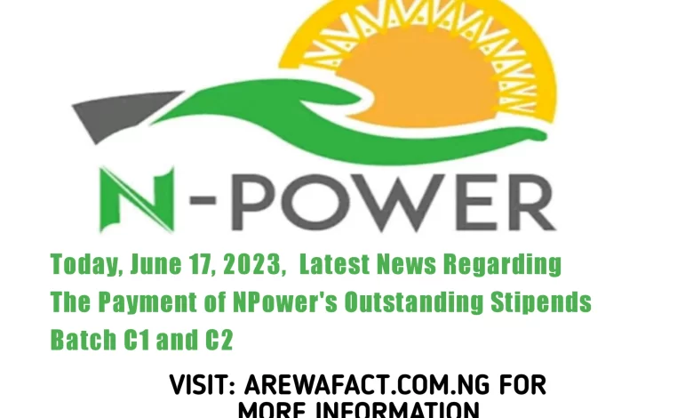 Npower Batch C2 January to May Stipend