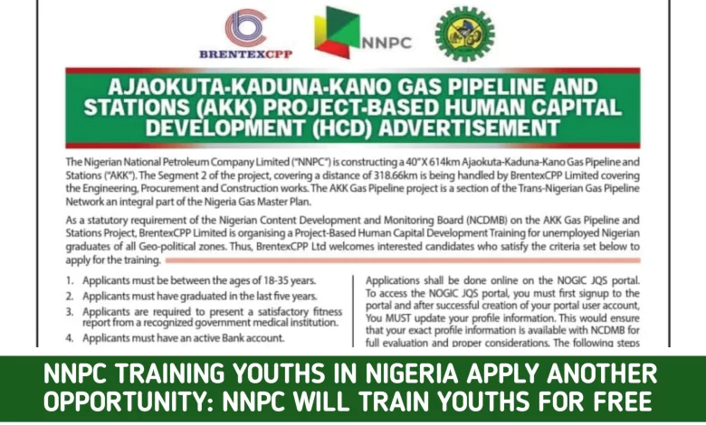 NNPC training youths in Nigeria