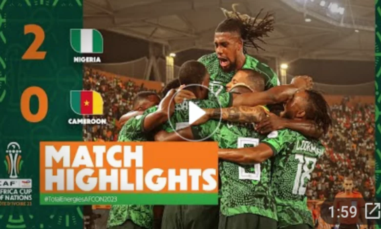 Nigeria Vs Cameroon 2024 Highlight
